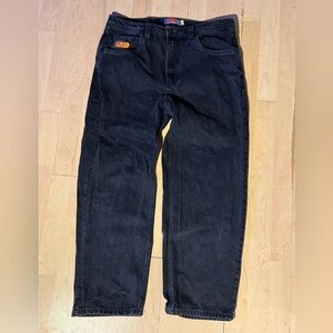 Empyre Mens Vintage Dark Denim Jeans (34x30)